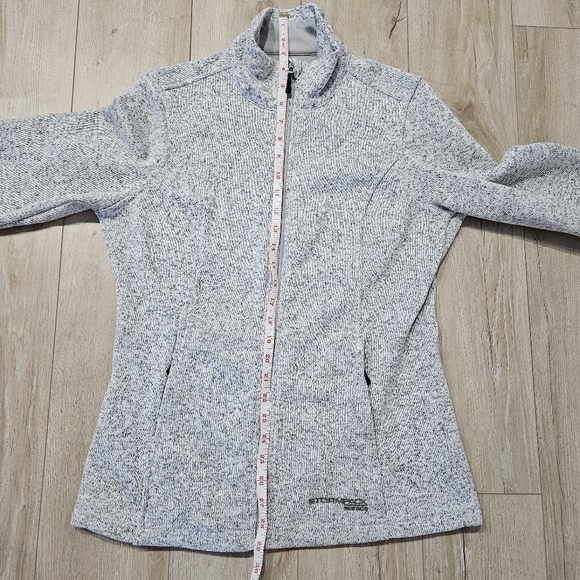 Sunice Stormpack Zip Sweater, Medium, White Peppered - Picture 11 of 11